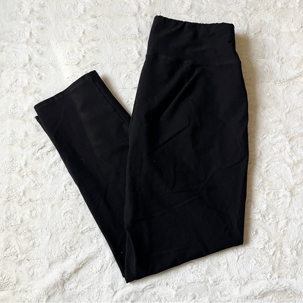 Eileen Fisher Pants Trousers Womens Medium Black High Waisted Taper Office READ